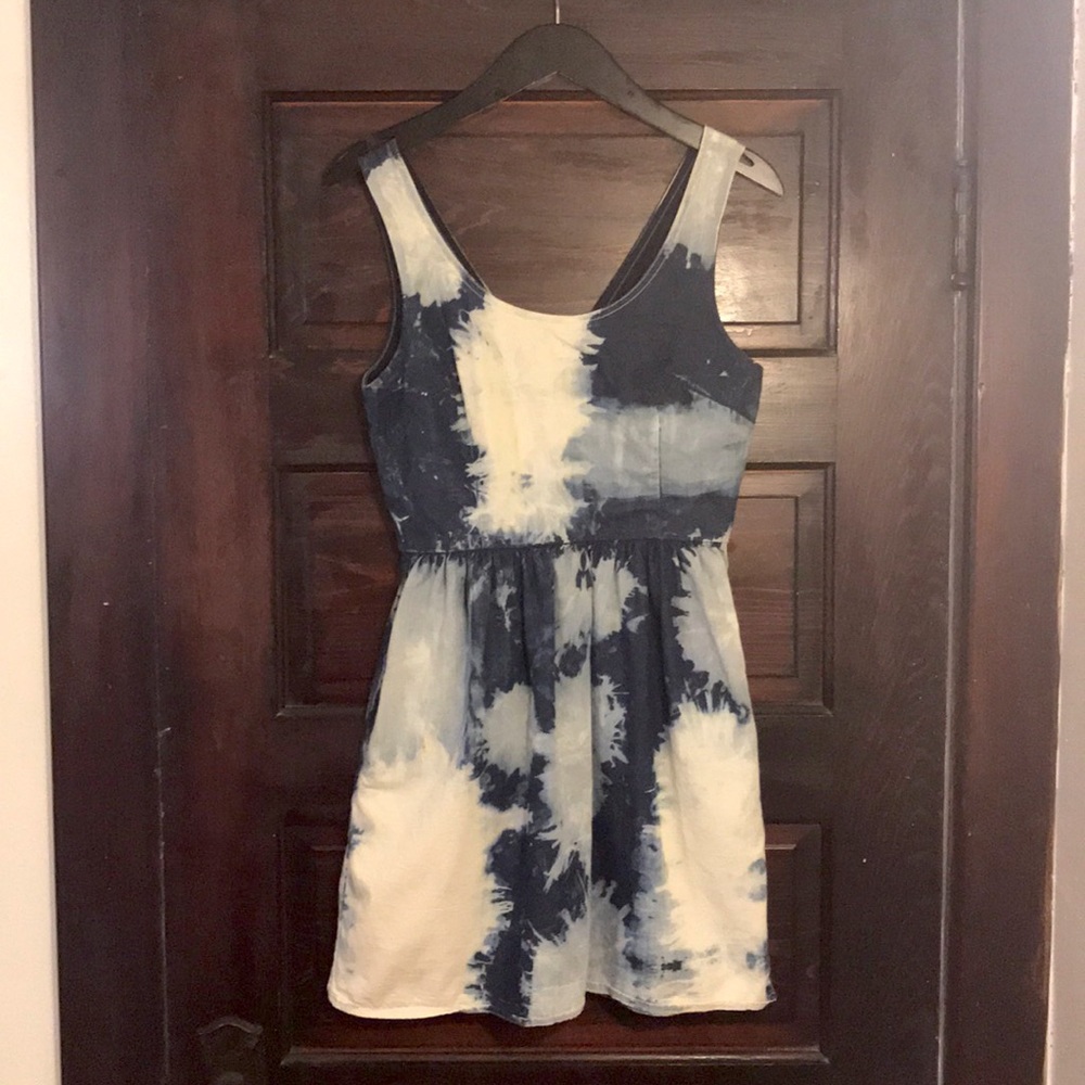 Bleach Tie Dye Denim Jumper